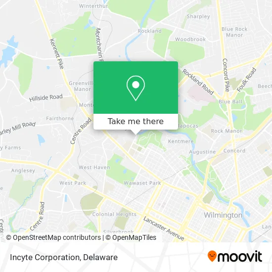 Incyte Corporation map