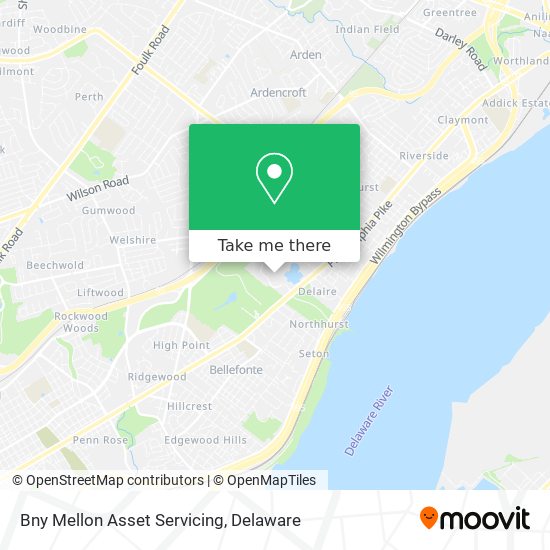 Bny Mellon Asset Servicing map