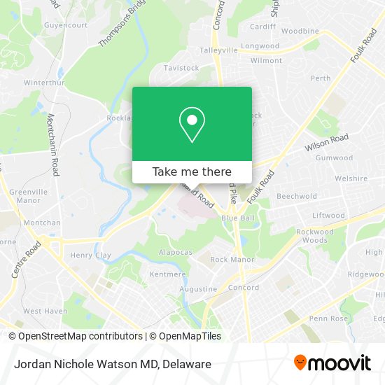 Jordan Nichole Watson MD map