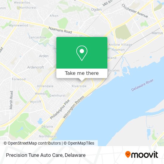 Precision Tune Auto Care map