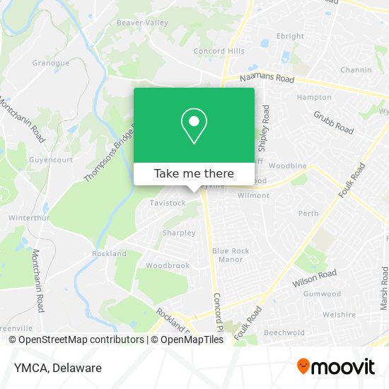 YMCA map