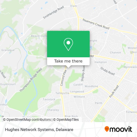 Hughes Network Systems map