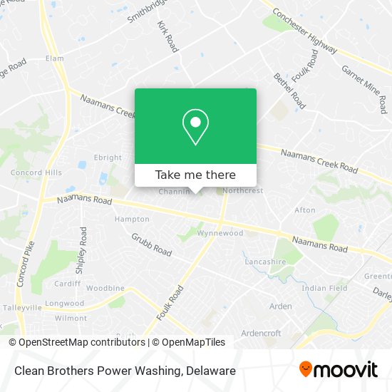 Clean Brothers Power Washing map