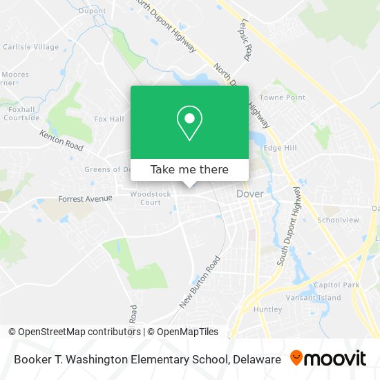 Mapa de Booker T. Washington Elementary School