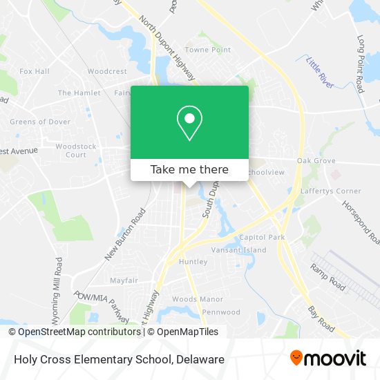 Holy Cross Elementary School map