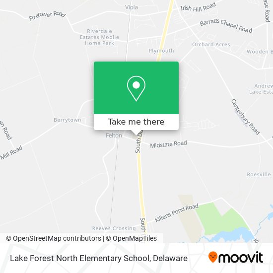 Mapa de Lake Forest North Elementary School