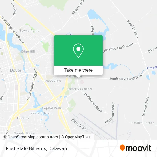 First State Billiards map