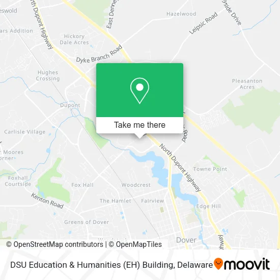DSU Education & Humanities (EH) Building map