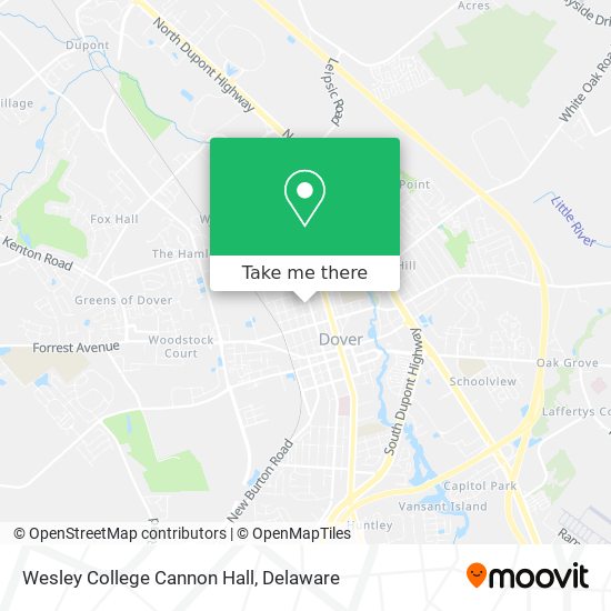 Wesley College Cannon Hall map