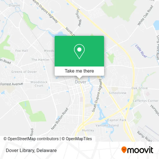 Dover Library map