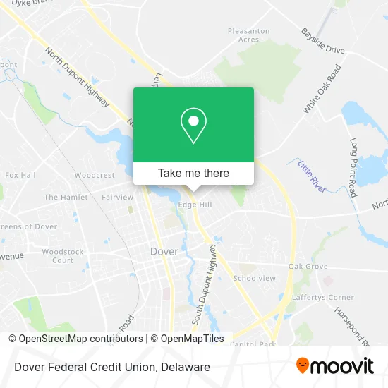 Dover Federal Credit Union map