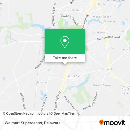 Mapa de Walmart Supercenter