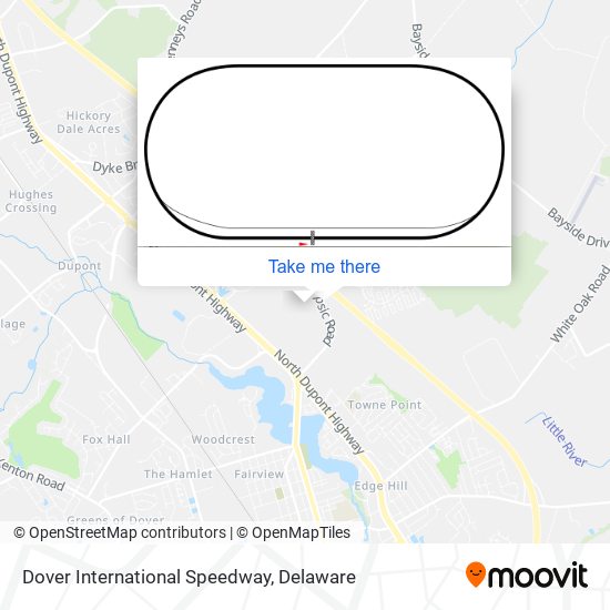 Dover International Speedway map