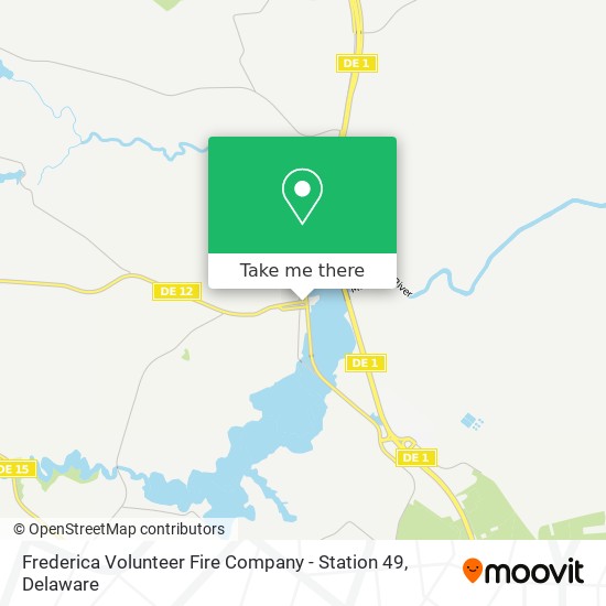 Mapa de Frederica Volunteer Fire Company - Station 49