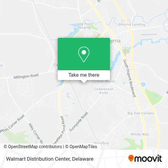 Mapa de Walmart Distribution Center