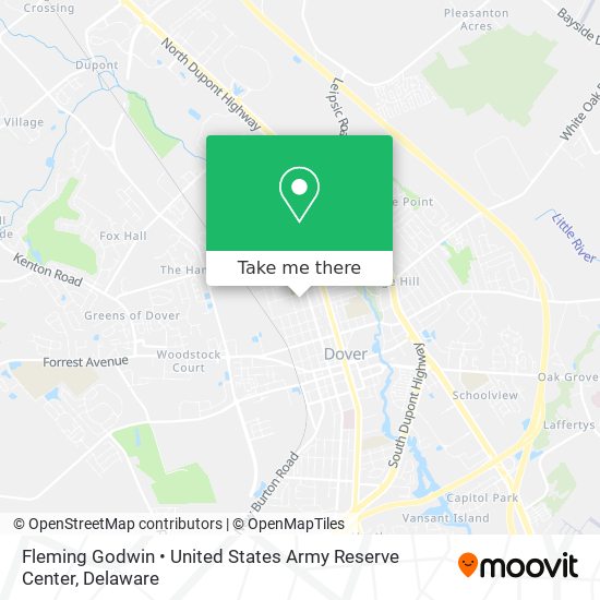 Mapa de Fleming Godwin • United States Army Reserve Center