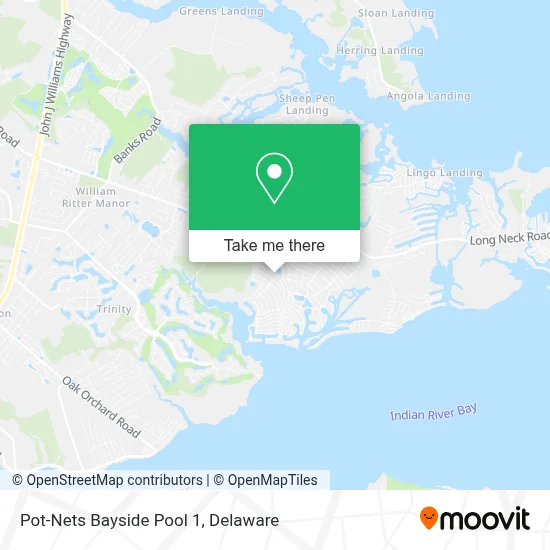 Pot-Nets Bayside Pool 1 map