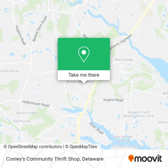 Conley's Community Thrift Shop map