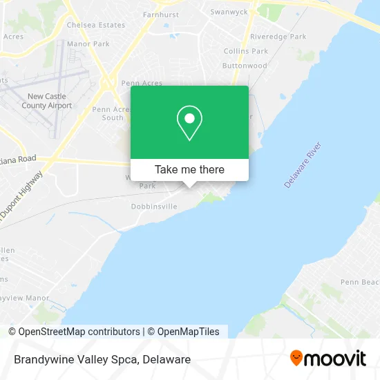Brandywine Valley Spca map