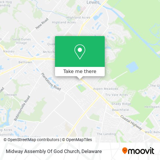 Mapa de Midway Assembly Of God Church