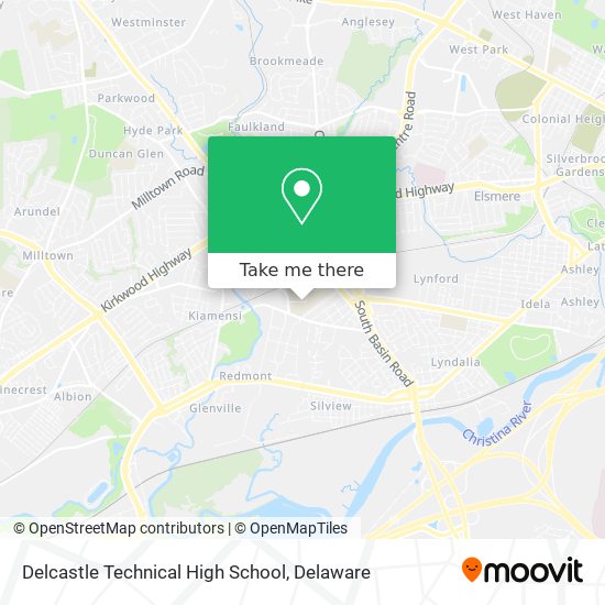 Mapa de Delcastle Technical High School