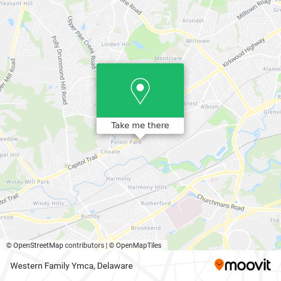 Mapa de Western Family Ymca
