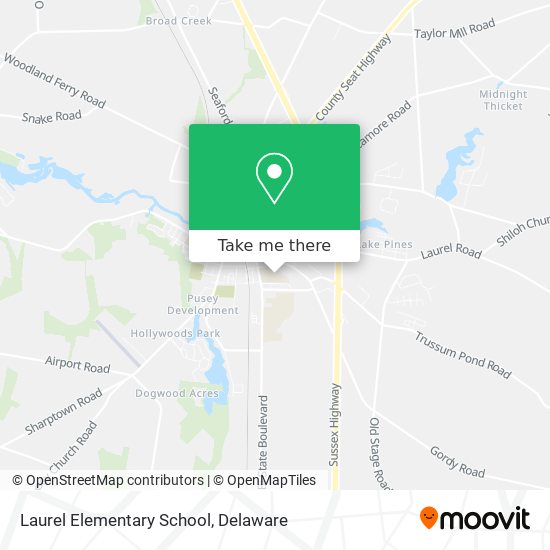 Mapa de Laurel Elementary School