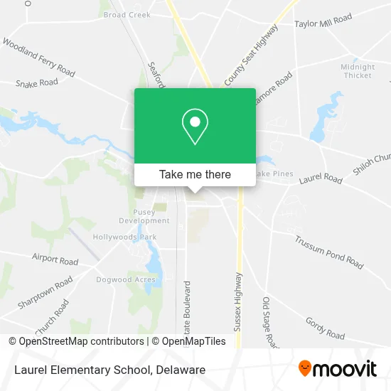 Laurel Elementary School map