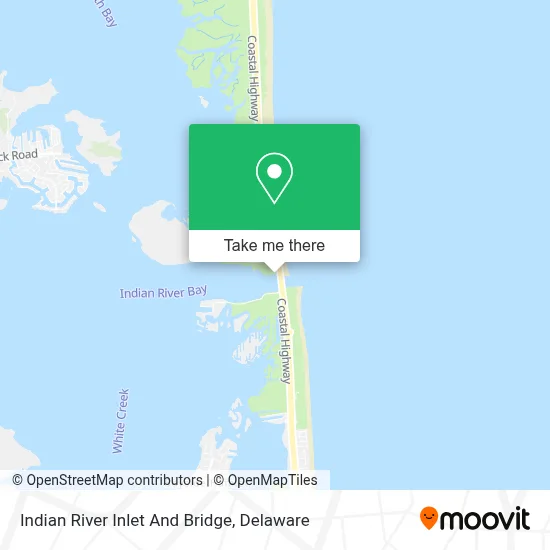 Indian River Inlet And Bridge map
