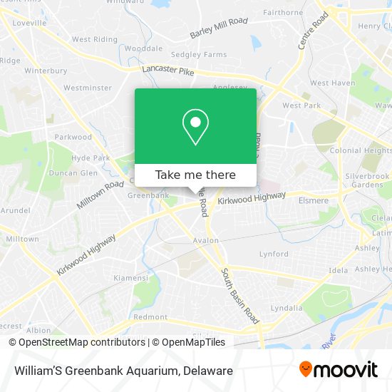 William’S Greenbank Aquarium map