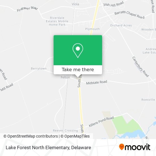 Mapa de Lake Forest North Elementary