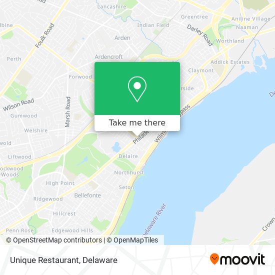 Unique Restaurant map
