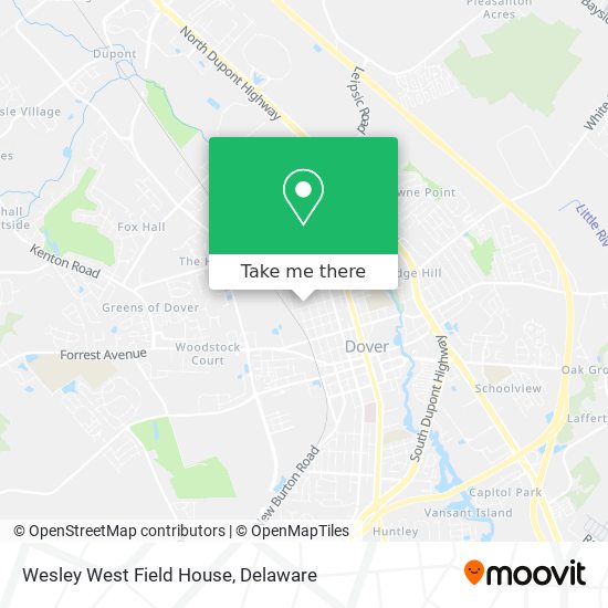 Wesley West Field House map