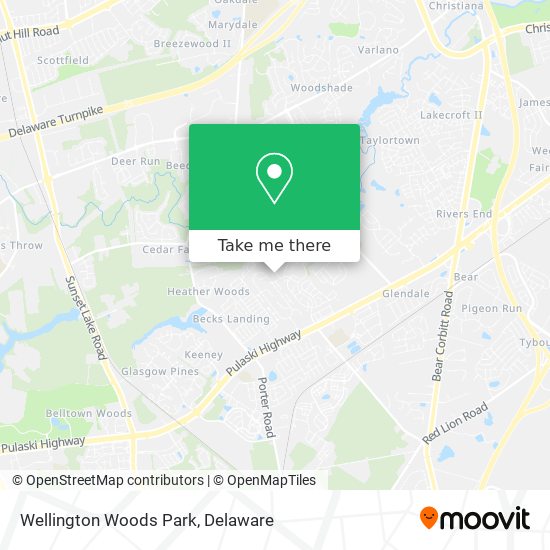 Wellington Woods Park map