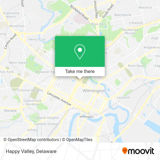 Happy Valley map