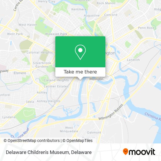 Delaware Children's Museum map