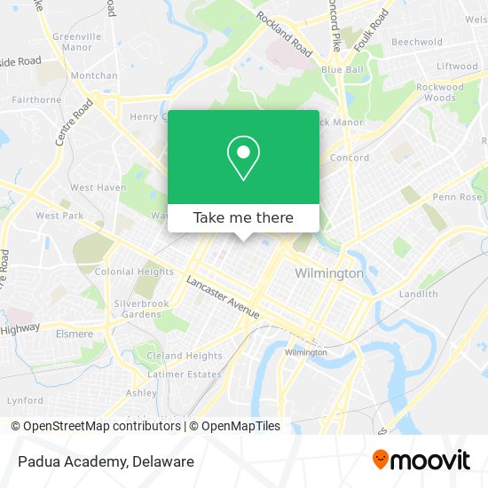 Mapa de Padua Academy