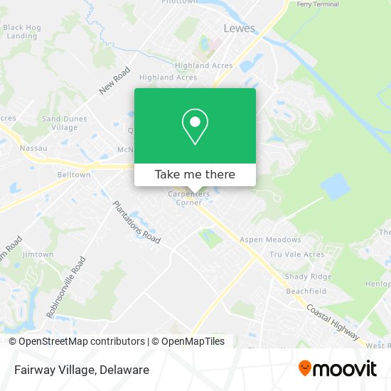 Mapa de Fairway Village