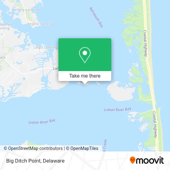 Big Ditch Point map
