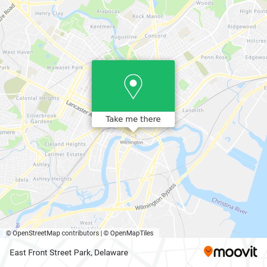 East Front Street Park map