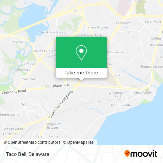 Taco Bell Near Me Now Map How To Get To Taco Bell In New Castle By Bus?