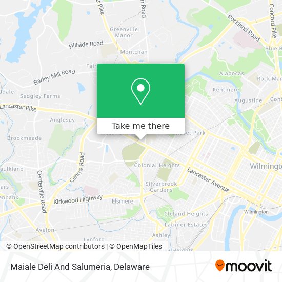 Mapa de Maiale Deli And Salumeria