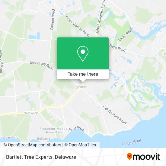Bartlett Tree Experts map