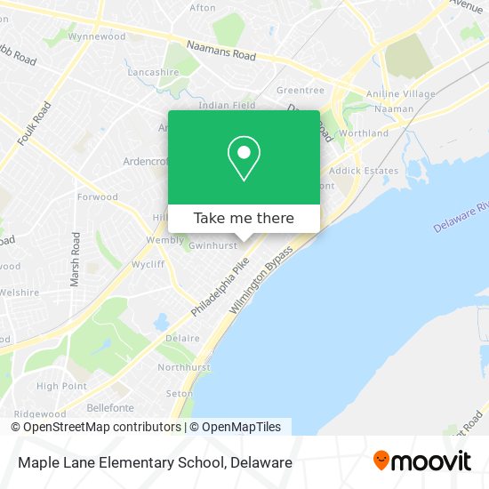Maple Lane Elementary School map