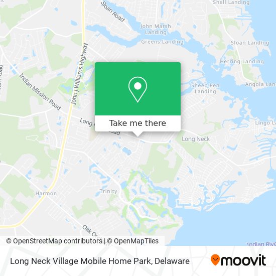 Long Neck Village Mobile Home Park map
