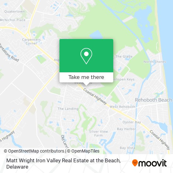 Mapa de Matt Wright Iron Valley Real Estate at the Beach