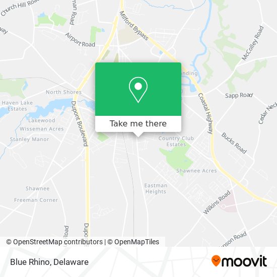 Mapa de Blue Rhino