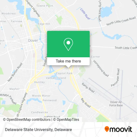 Delaware State University map