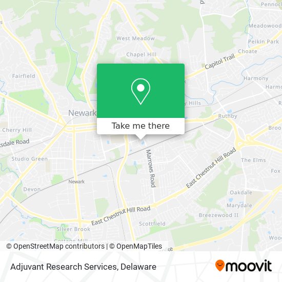 Adjuvant Research Services map