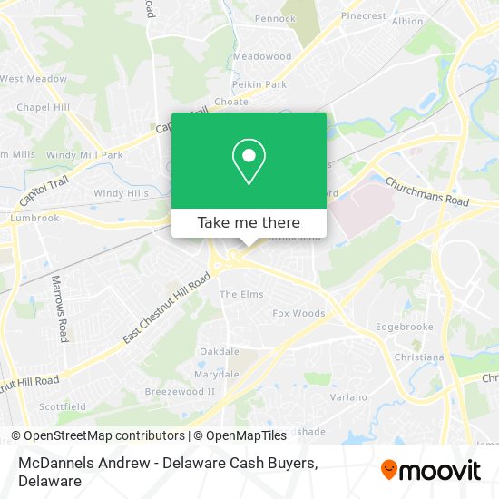 McDannels Andrew - Delaware Cash Buyers map